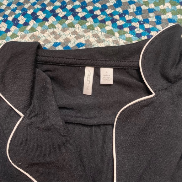 Nordstrom Black PJ Set - Picture 3 of 6